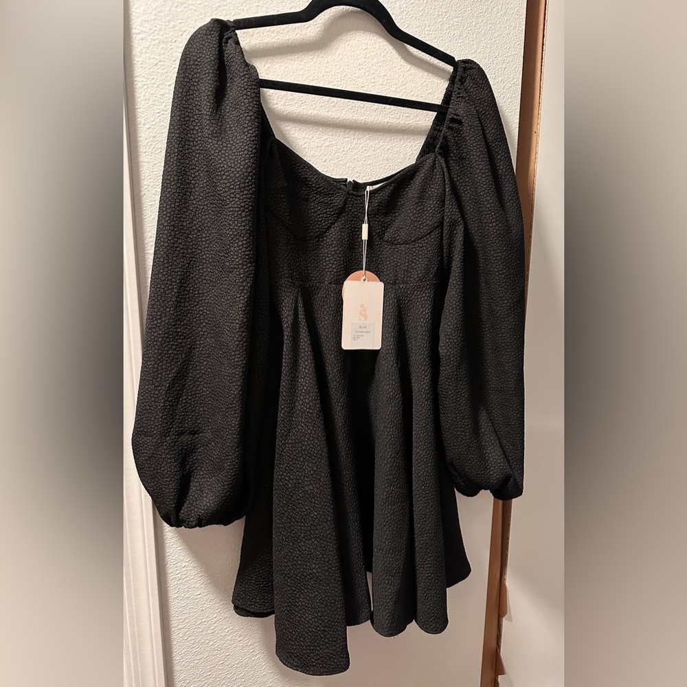 Selkie Black Princess Dress